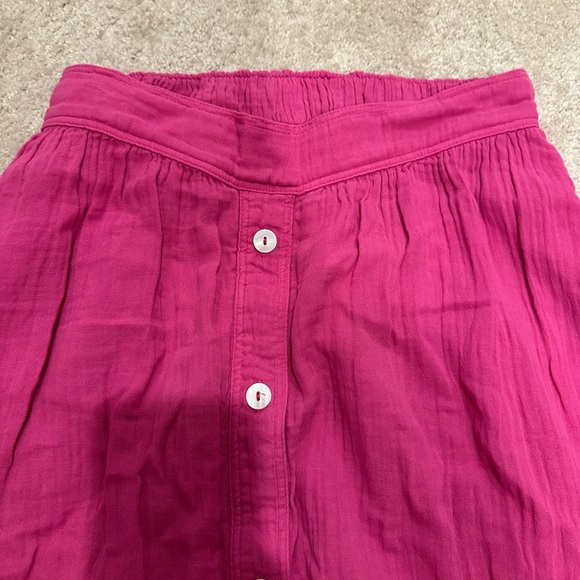 Xirena Teagan Pink Gauze Midi Skirt Sz small - Picture 4 of 5